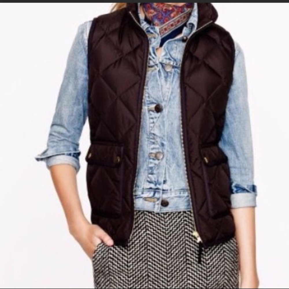 J. Crew Quilted Excursion Vest - image 1